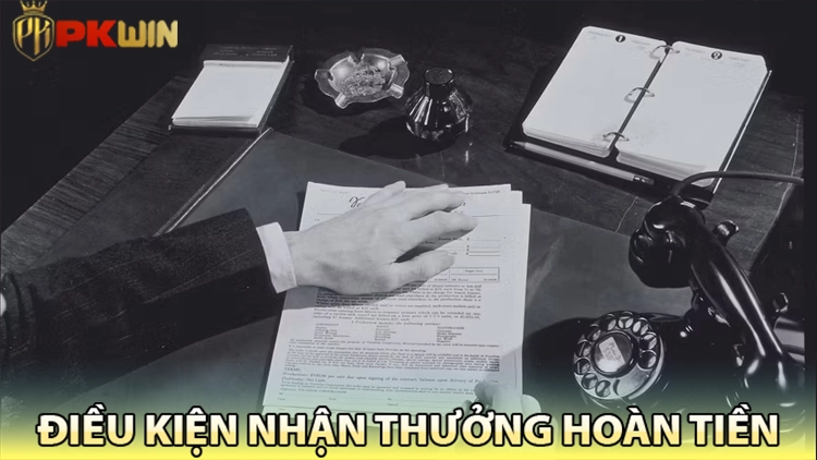 Minh họa điều kiện khuyến mãi hoàn tiền PKWIN 2025