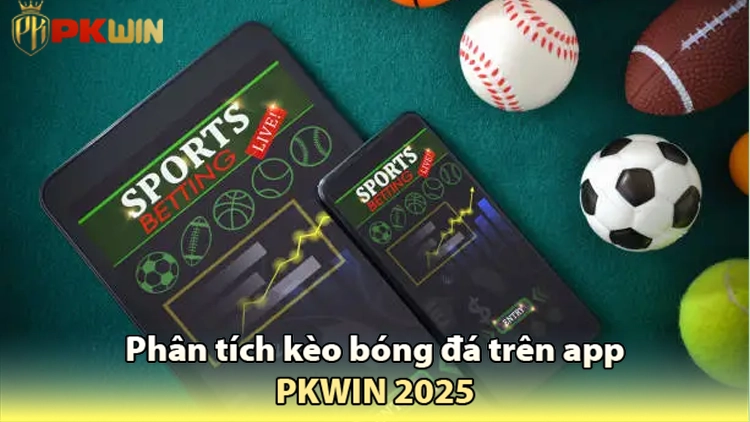 Minh họa phân tích kèo chiến thuật cá cược bóng đá PKWIN 2025
