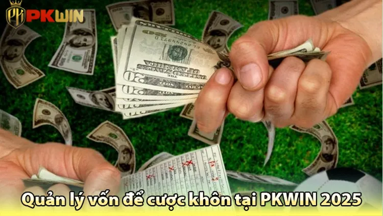Minh họa quản lý vốn tránh sai lầm khi cá cược PKWIN 2025