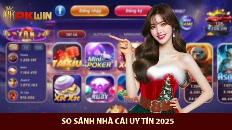 so sánh nhà cái uy tín 2025