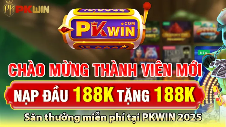 Minh họa sự kiện PKWIN nhận thưởng miễn phí 2025