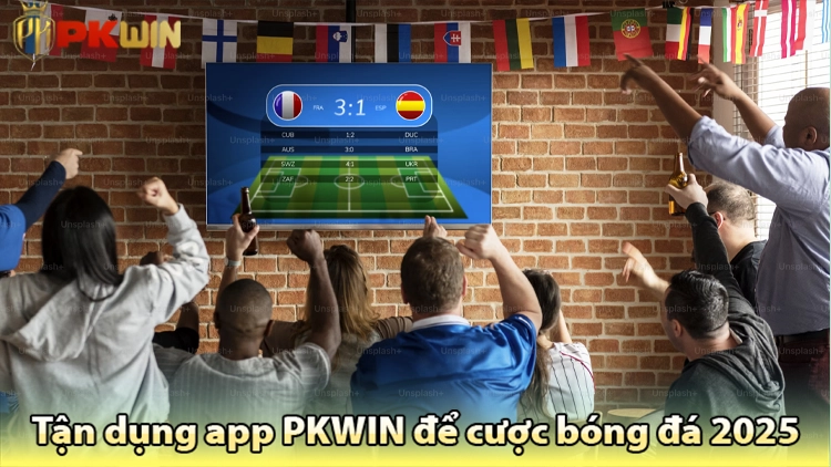 Minh họa app chiến thuật cá cược bóng đá PKWIN 2025